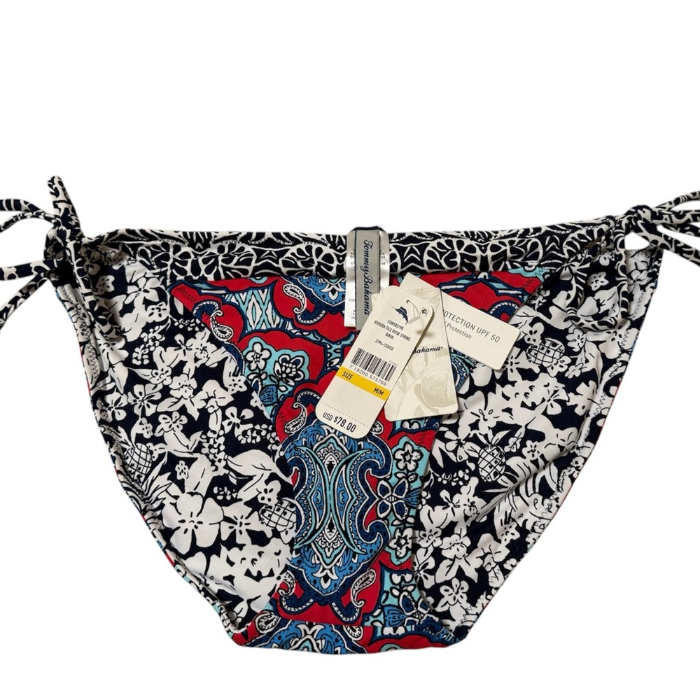 Tommy Bahama Reversible Riviera Tile String Bikini Bottom